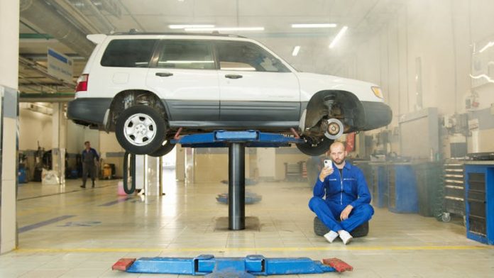 Deer collisions at auto repair shop